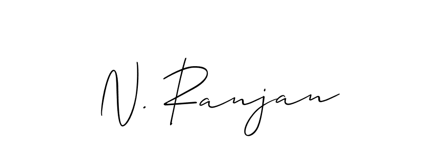 Make a beautiful signature design for name N. Ranjan. Use this online signature maker to create a handwritten signature for free. N. Ranjan signature style 2 images and pictures png