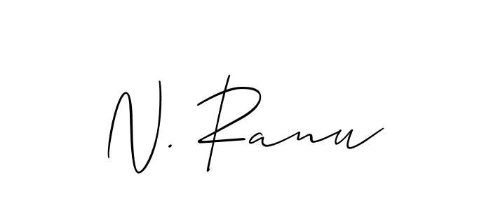 How to Draw N. Ranu signature style? Allison_Script is a latest design signature styles for name N. Ranu. N. Ranu signature style 2 images and pictures png