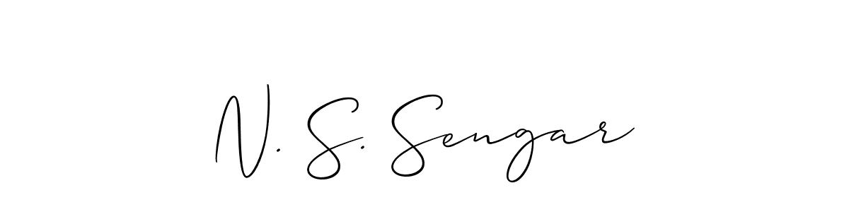 See photos of N. S. Sengar official signature by Spectra . Check more albums & portfolios. Read reviews & check more about Allison_Script font. N. S. Sengar signature style 2 images and pictures png