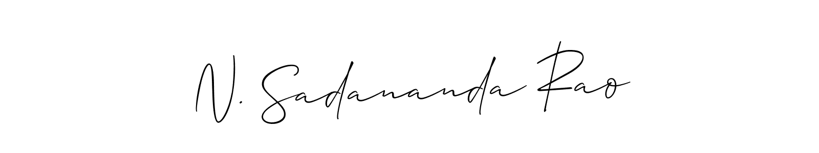 You can use this online signature creator to create a handwritten signature for the name N. Sadananda Rao. This is the best online autograph maker. N. Sadananda Rao signature style 2 images and pictures png
