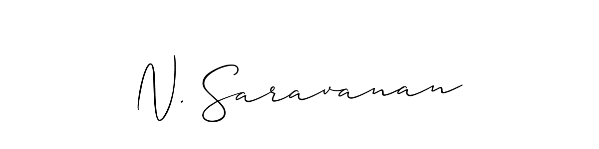 This is the best signature style for the N. Saravanan name. Also you like these signature font (Allison_Script). Mix name signature. N. Saravanan signature style 2 images and pictures png