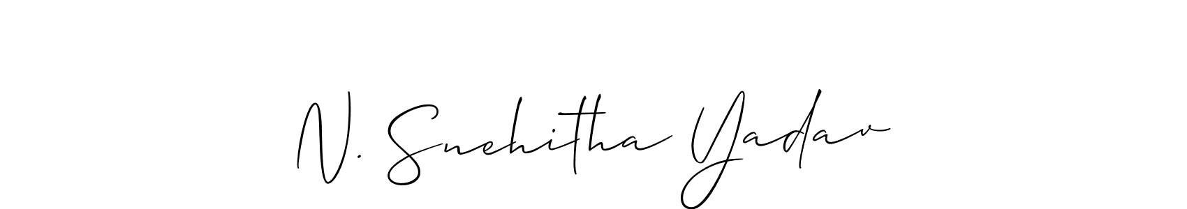 You can use this online signature creator to create a handwritten signature for the name N. Snehitha Yadav. This is the best online autograph maker. N. Snehitha Yadav signature style 2 images and pictures png