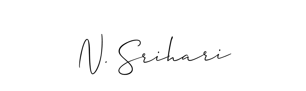 You can use this online signature creator to create a handwritten signature for the name N. Srihari. This is the best online autograph maker. N. Srihari signature style 2 images and pictures png