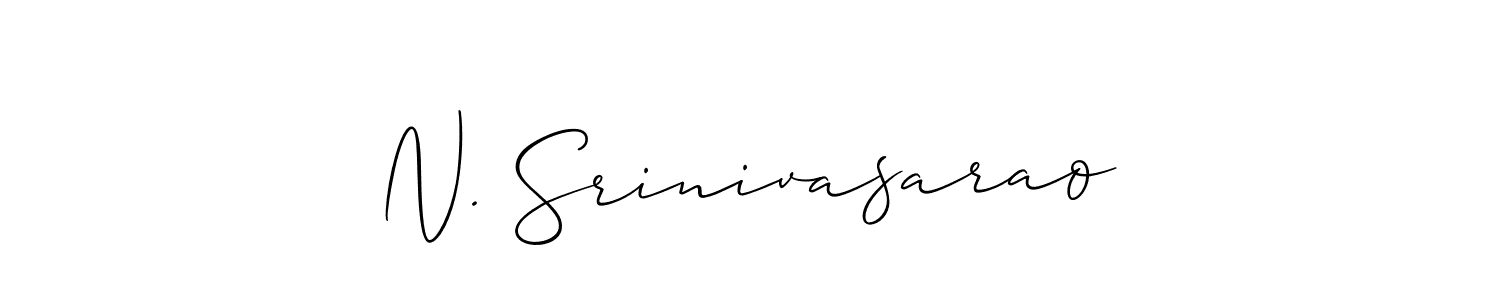 How to Draw N. Srinivasarao signature style? Allison_Script is a latest design signature styles for name N. Srinivasarao. N. Srinivasarao signature style 2 images and pictures png