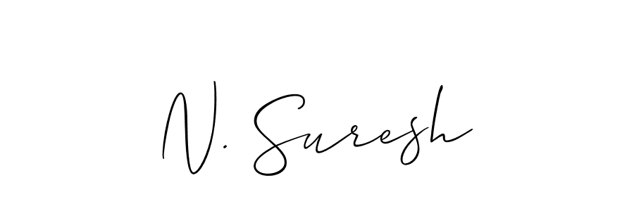 Make a beautiful signature design for name N. Suresh. Use this online signature maker to create a handwritten signature for free. N. Suresh signature style 2 images and pictures png