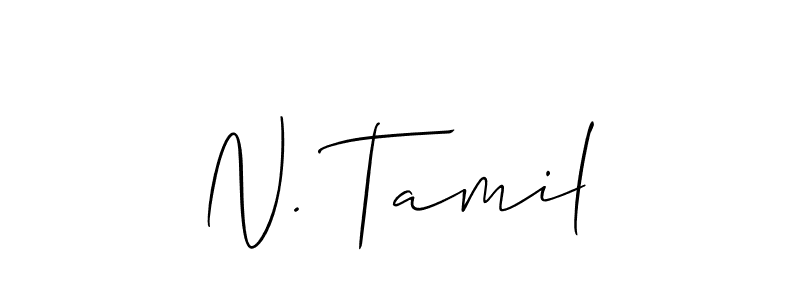 You can use this online signature creator to create a handwritten signature for the name N. Tamil. This is the best online autograph maker. N. Tamil signature style 2 images and pictures png