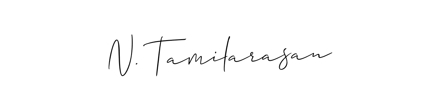 Also we have N. Tamilarasan name is the best signature style. Create professional handwritten signature collection using Allison_Script autograph style. N. Tamilarasan signature style 2 images and pictures png