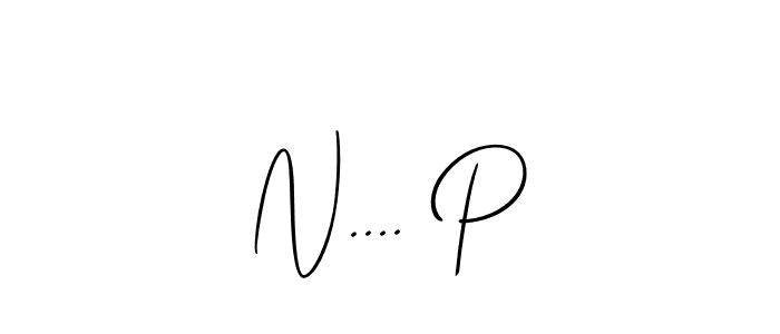 Also we have N.... P name is the best signature style. Create professional handwritten signature collection using Allison_Script autograph style. N.... P signature style 2 images and pictures png