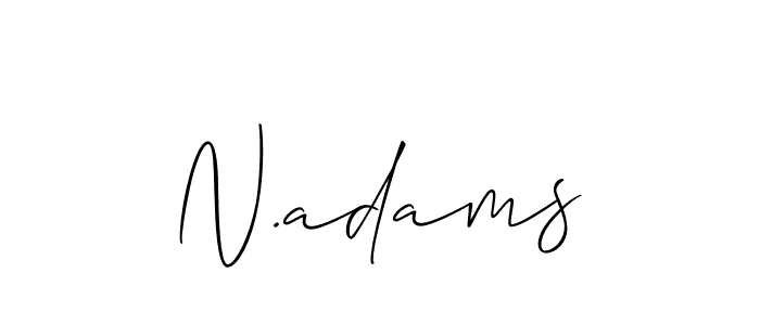 How to Draw N.adams signature style? Allison_Script is a latest design signature styles for name N.adams. N.adams signature style 2 images and pictures png