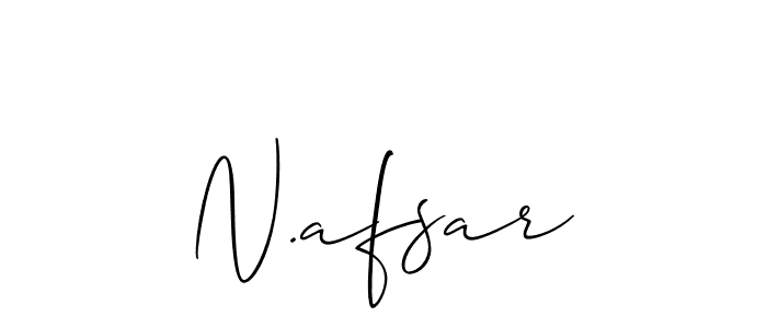 You can use this online signature creator to create a handwritten signature for the name N.afsar. This is the best online autograph maker. N.afsar signature style 2 images and pictures png