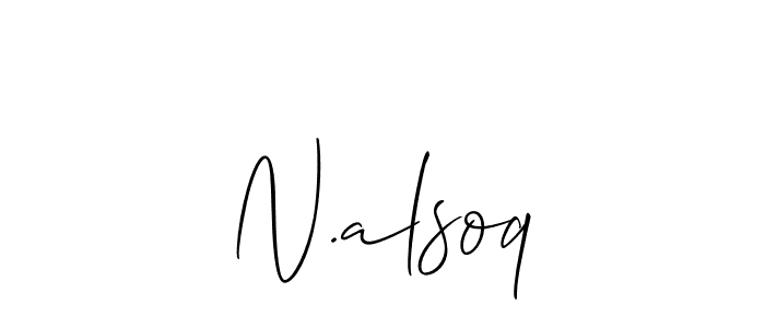 N.alsoq stylish signature style. Best Handwritten Sign (Allison_Script) for my name. Handwritten Signature Collection Ideas for my name N.alsoq. N.alsoq signature style 2 images and pictures png