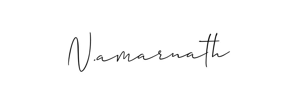 Design your own signature with our free online signature maker. With this signature software, you can create a handwritten (Allison_Script) signature for name N.amarnath. N.amarnath signature style 2 images and pictures png