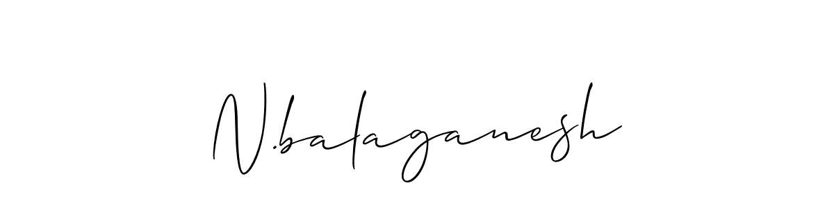 It looks lik you need a new signature style for name N.balaganesh. Design unique handwritten (Allison_Script) signature with our free signature maker in just a few clicks. N.balaganesh signature style 2 images and pictures png