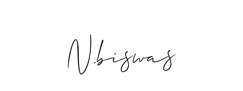 Make a beautiful signature design for name N.biswas. Use this online signature maker to create a handwritten signature for free. N.biswas signature style 2 images and pictures png