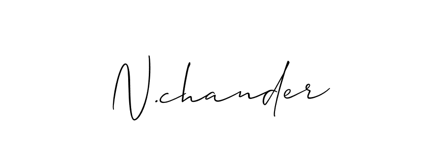 N.chander stylish signature style. Best Handwritten Sign (Allison_Script) for my name. Handwritten Signature Collection Ideas for my name N.chander. N.chander signature style 2 images and pictures png