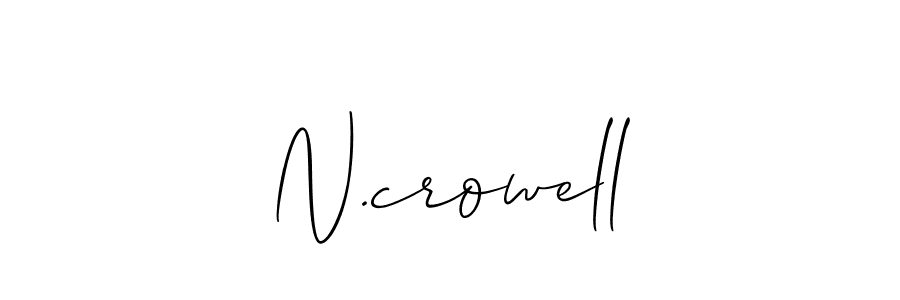 You can use this online signature creator to create a handwritten signature for the name N.crowell. This is the best online autograph maker. N.crowell signature style 2 images and pictures png