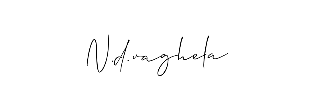 Make a short N.d.vaghela signature style. Manage your documents anywhere anytime using Allison_Script. Create and add eSignatures, submit forms, share and send files easily. N.d.vaghela signature style 2 images and pictures png