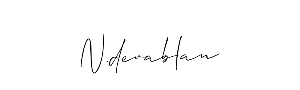 Once you've used our free online signature maker to create your best signature Allison_Script style, it's time to enjoy all of the benefits that N.devablan name signing documents. N.devablan signature style 2 images and pictures png