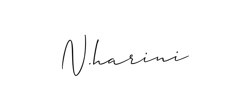 Also You can easily find your signature by using the search form. We will create N.harini name handwritten signature images for you free of cost using Allison_Script sign style. N.harini signature style 2 images and pictures png