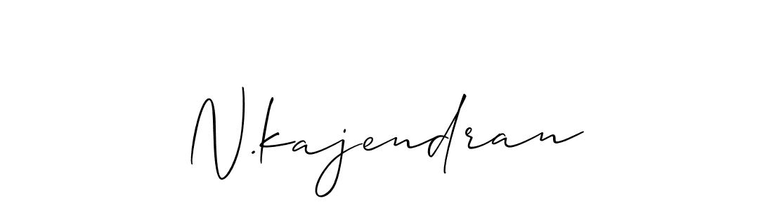 Also You can easily find your signature by using the search form. We will create N.kajendran name handwritten signature images for you free of cost using Allison_Script sign style. N.kajendran signature style 2 images and pictures png