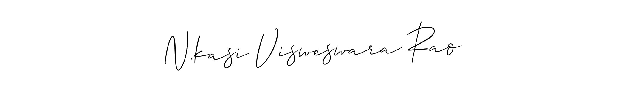 How to make N.kasi Visweswara Rao signature? Allison_Script is a professional autograph style. Create handwritten signature for N.kasi Visweswara Rao name. N.kasi Visweswara Rao signature style 2 images and pictures png