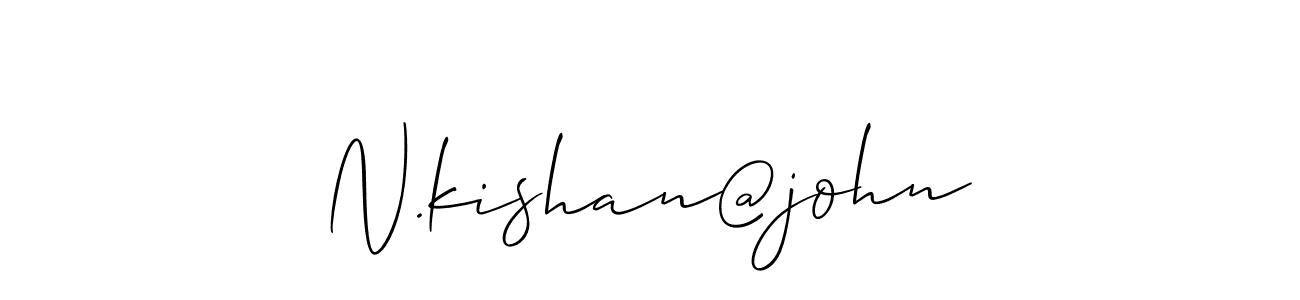 N.kishan@john stylish signature style. Best Handwritten Sign (Allison_Script) for my name. Handwritten Signature Collection Ideas for my name N.kishan@john. N.kishan@john signature style 2 images and pictures png