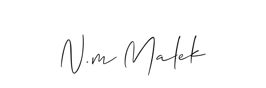 Here are the top 10 professional signature styles for the name N.m Malek. These are the best autograph styles you can use for your name. N.m Malek signature style 2 images and pictures png