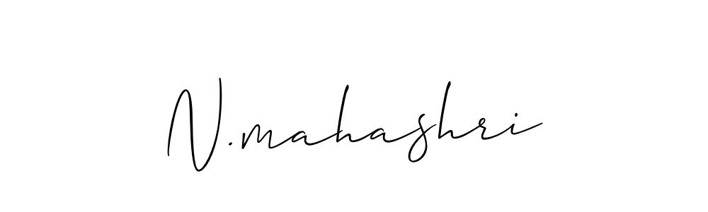 Make a short N.mahashri signature style. Manage your documents anywhere anytime using Allison_Script. Create and add eSignatures, submit forms, share and send files easily. N.mahashri signature style 2 images and pictures png