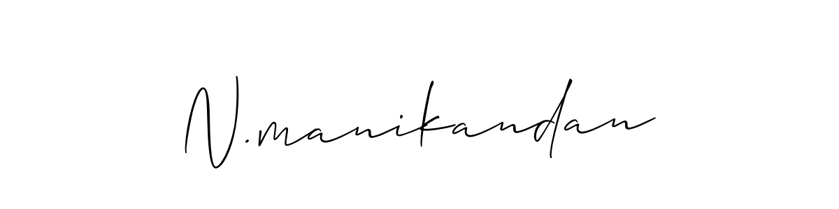 Make a short N.manikandan signature style. Manage your documents anywhere anytime using Allison_Script. Create and add eSignatures, submit forms, share and send files easily. N.manikandan signature style 2 images and pictures png