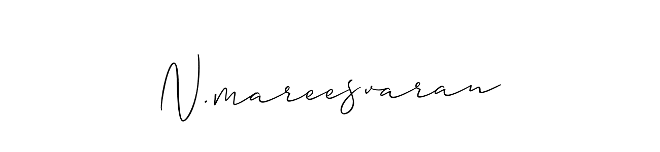 Best and Professional Signature Style for N.mareesvaran. Allison_Script Best Signature Style Collection. N.mareesvaran signature style 2 images and pictures png