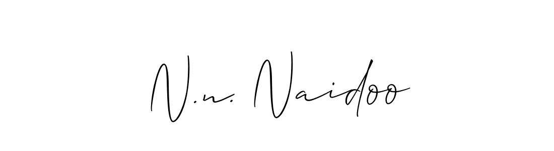Similarly Allison_Script is the best handwritten signature design. Signature creator online .You can use it as an online autograph creator for name N.n. Naidoo. N.n. Naidoo signature style 2 images and pictures png