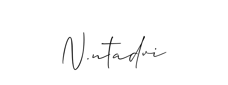 Design your own signature with our free online signature maker. With this signature software, you can create a handwritten (Allison_Script) signature for name N.ntadvi. N.ntadvi signature style 2 images and pictures png