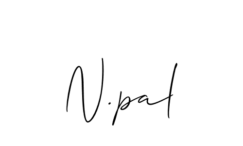 Also we have N.pal name is the best signature style. Create professional handwritten signature collection using Allison_Script autograph style. N.pal signature style 2 images and pictures png