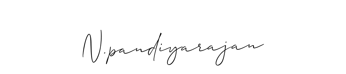 It looks lik you need a new signature style for name N.pandiyarajan. Design unique handwritten (Allison_Script) signature with our free signature maker in just a few clicks. N.pandiyarajan signature style 2 images and pictures png