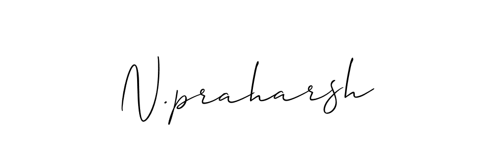 Make a short N.praharsh signature style. Manage your documents anywhere anytime using Allison_Script. Create and add eSignatures, submit forms, share and send files easily. N.praharsh signature style 2 images and pictures png