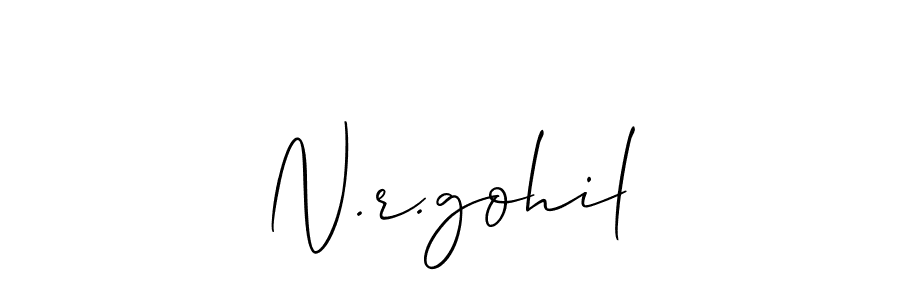 91+ N.r.gohil Name Signature Style Ideas | Excellent Online Autograph