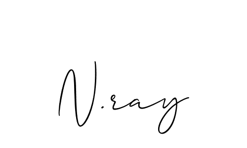 Similarly Allison_Script is the best handwritten signature design. Signature creator online .You can use it as an online autograph creator for name N.ray. N.ray signature style 2 images and pictures png