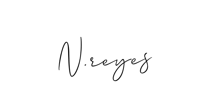 How to Draw N.reyes signature style? Allison_Script is a latest design signature styles for name N.reyes. N.reyes signature style 2 images and pictures png