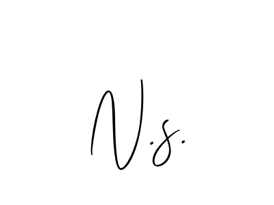 Once you've used our free online signature maker to create your best signature Allison_Script style, it's time to enjoy all of the benefits that N.s. name signing documents. N.s. signature style 2 images and pictures png