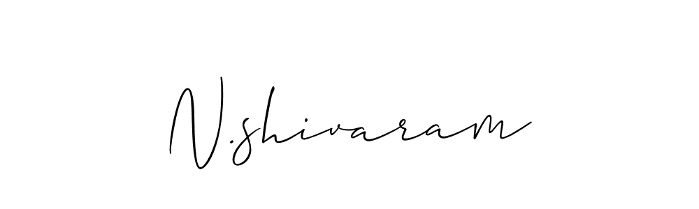 N.shivaram stylish signature style. Best Handwritten Sign (Allison_Script) for my name. Handwritten Signature Collection Ideas for my name N.shivaram. N.shivaram signature style 2 images and pictures png