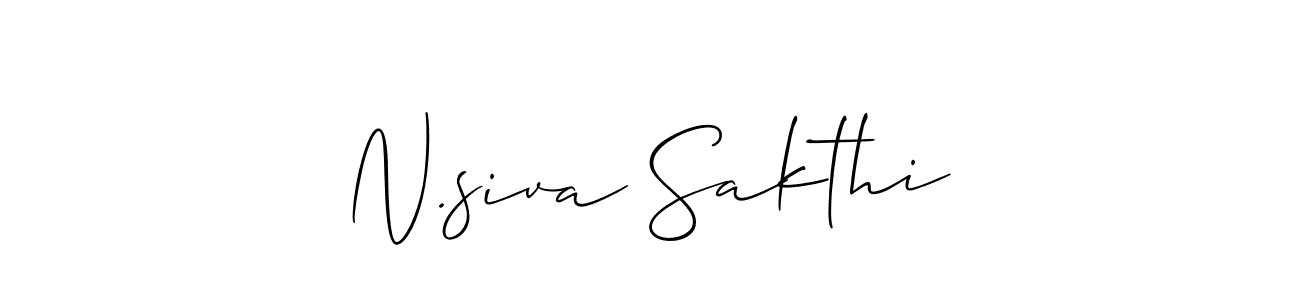 Similarly Allison_Script is the best handwritten signature design. Signature creator online .You can use it as an online autograph creator for name N.siva Sakthi. N.siva Sakthi signature style 2 images and pictures png