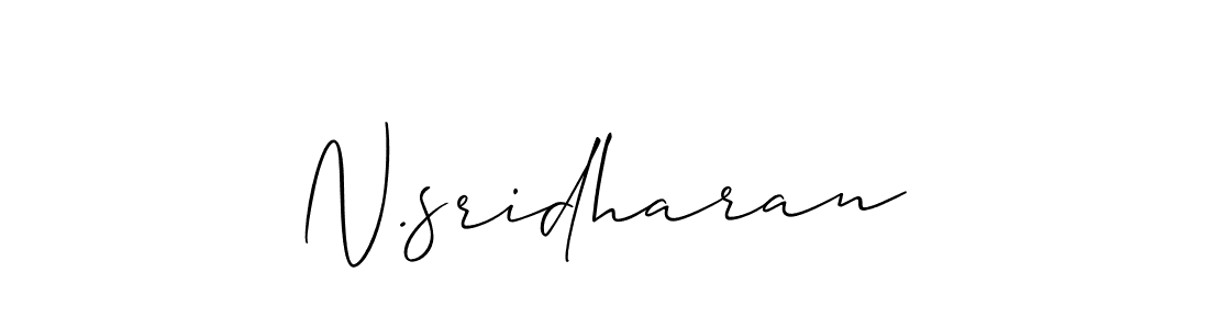 See photos of N.sridharan official signature by Spectra . Check more albums & portfolios. Read reviews & check more about Allison_Script font. N.sridharan signature style 2 images and pictures png