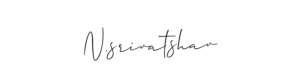 See photos of N.srivatshav official signature by Spectra . Check more albums & portfolios. Read reviews & check more about Allison_Script font. N.srivatshav signature style 2 images and pictures png