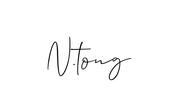 Also we have N.tong name is the best signature style. Create professional handwritten signature collection using Allison_Script autograph style. N.tong signature style 2 images and pictures png