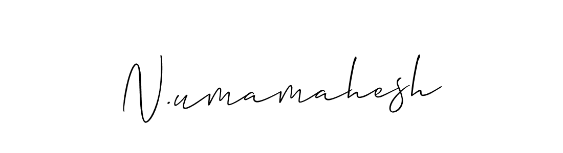 You should practise on your own different ways (Allison_Script) to write your name (N.umamahesh) in signature. don't let someone else do it for you. N.umamahesh signature style 2 images and pictures png