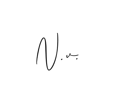 Similarly Allison_Script is the best handwritten signature design. Signature creator online .You can use it as an online autograph creator for name N.v.. N.v. signature style 2 images and pictures png