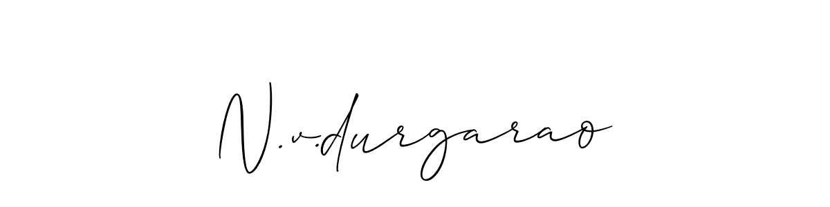 Similarly Allison_Script is the best handwritten signature design. Signature creator online .You can use it as an online autograph creator for name N.v.durgarao. N.v.durgarao signature style 2 images and pictures png