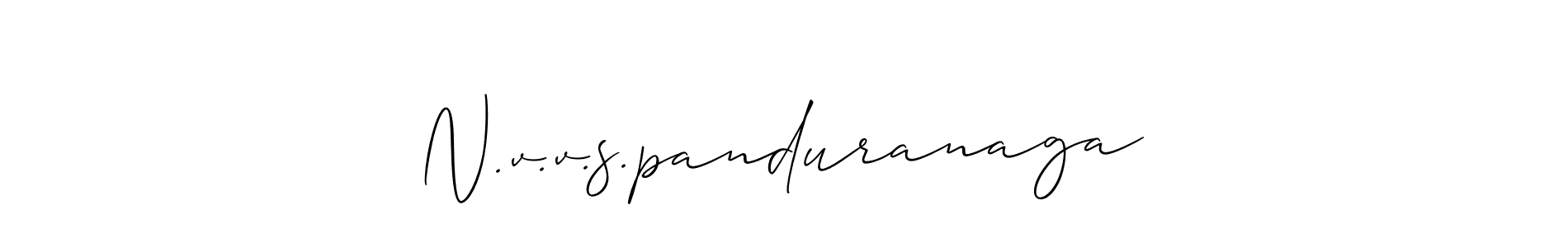 How to Draw N.v.v.s.panduranaga signature style? Allison_Script is a latest design signature styles for name N.v.v.s.panduranaga. N.v.v.s.panduranaga signature style 2 images and pictures png