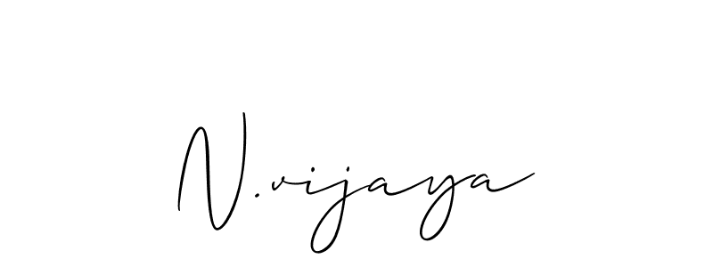 How to Draw N.vijaya signature style? Allison_Script is a latest design signature styles for name N.vijaya. N.vijaya signature style 2 images and pictures png