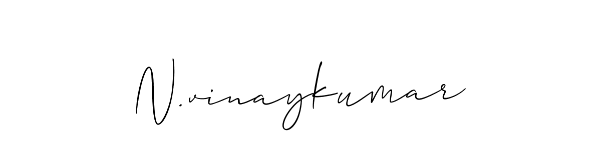 How to make N.vinaykumar signature? Allison_Script is a professional autograph style. Create handwritten signature for N.vinaykumar name. N.vinaykumar signature style 2 images and pictures png